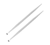 Veemoon 2pcs Stainless Steel Ear Acupressure Probe Pens Portable Lightweight Auricular Point Detectors for Precise Point Finding and Pressing