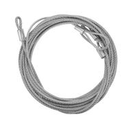 Veemoon 2pcs Stainless Steel Garage Door Cable, Double Loop Wire Rope | Garage Door Lock Latch Release Cable, Wire Rope,Smooth Operation,Compatible with Most Mechanisms, Easy Installation
