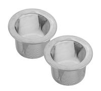 Veemoon 2pcs Stainless Steel Wiper Fluid Filter Funnel Screen for Electric Vehicle Model Windshield Washer Tank, Car Water Tank Debris Strainer Compatible with Front Wiper Filling Port