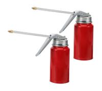 Veemoon 2pcs Steel Multifunction Oiler 200ml Manual Oil Dispenser for Small