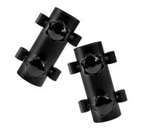 Veemoon 2pcs Steel Tent Pole Holder for Camping Supplies Break Resistance Without Burrs, Outdoor Pole Holder Suitable for Hiking and Travel Tent Shelter Canopy