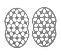 Veemoon 2pcs Tpe Flexible Curling Hair Comb for Home and Salon, Dark Grey Curly Hair Brush for Afro Curls, Curl Sculpting and Defining Tool for Styling and Volumizing