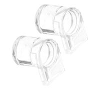 Veemoon 2Pcs Transparent Acrylic Ant Water Bowl Reptile Water Dish for Bearded Dragon Lizard Tortoises Gecko Feeding and Hydration