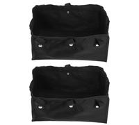Veemoon 2pcs Under Seat Storage Bags for Wheelchair and Folding Walker, Sturdy Oxford Cloth with Multiple Compartments, Secure and Stable Universal Compatibility for Visits