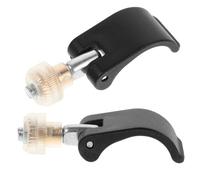 Veemoon 2pcs Universal Mountaineering Pole External Lock Handle Nut Accessories for Adjustable Hiking Trekking Poles with Collapsible Walking Stick Compatibility