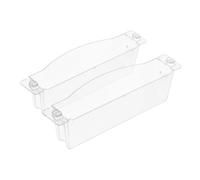 Veemoon 2pcs Universal Thickened Oil Cup for Range Hood Sturdy Oil Drip Tray and Grease Trap Compatible with Gas Stove Cooker Hood Replacement Parts