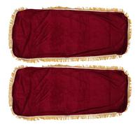 Veemoon 2pcs Velvet Piano Keyboard Dust Cover for 61 Keys Electric Piano with Lightweight Cloth Material and Easy to Clean Design, for Home and Performance Settings Keyboard Dust