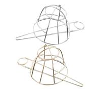 Veemoon 2pcs Vintage Hollow Out Birdcage Chignon Pin Metal French Hair Bun Maker Lightweight Smooth Finish Hair Bun Accessory for Elegant Updos Comfortable Secure Fit for Weddings and