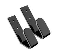 Veemoon 2pcs Wall Keyboard Mount Holder Bracket for Mechanical and Standard Keyboards Black Acrylic Wall Storage Organizer Compatible for Home and Office