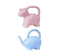 Veemoon 2Pcs Watering Can Cartoon Design Small Gardening Supplies with Ergonomic Handle for Indoor Outdoor Plants and Practical Plant Waterer