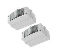 Veemoon 2pcs Weatherproof Way Circuit Breaker Box with Transparent Window Outdoor Electric Protection and Indoor Distribution Enclosure Durable Weather Resistant Junction Case for Easy