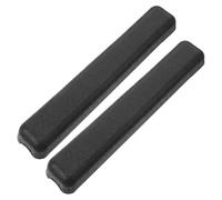 Veemoon 2Pcs Wheelchair Armrest Pads High-Strength Plastic Arm Cradle Replacement with Screws Fits 25Mm Tube Diameter 100Mm Hole Distance Enhanced Durability Improved Safety