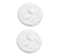 Veemoon 2Pcs White Hot Cold Compress Face Towels for Women, Moisturizing Facial Spa Mask Towels, Beauty Care Skin Compress for Eye and Face Treatment