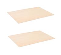 Veemoon 2pcs Wood Board Smooth Surface Engraving Material for DIY Crafts Printmaking Suitable for Artists Beginners Creative Traditional Modern Techniques
