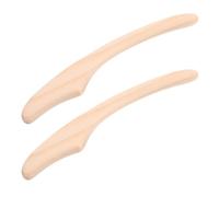 Veemoon 2pcs Wooden Face Massage Tool for Body Shaping and Gua Sha Therapy, Japanese Design, Elegant and Simple, Promotes and Relieves Fatigue, for Home and Travel Use