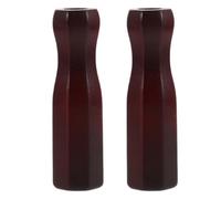 Veemoon 2pcs Wooden Foosball Table Handle Grips Comfortable and Stable Octagonal Design, Replacement Parts for Game Room Mini Games Accessories