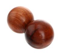 Veemoon 2Pcs Wooden Hand Massage Balls for Hand Therapy and Stress Relief Round Fitness Balls to Circulation Joint Mobility and Relaxation for Adults
