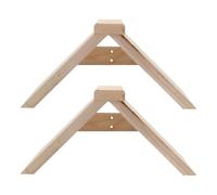 Veemoon 2Pcs Wooden Pigeon Rest Stand Natural Wood Perch for Dove Parrots Birds Spacious Surface Safe and Practical Bird Supplies