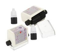Veemoon 2sets Automatic Math Roller Stamp for Sensory Addition Subtraction Stamper for Kindergarten and Elementary Practice Portable Compact Design Enhances Primary Writing Skills