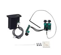 Veemoon 3-band Eq Piezo Pickup Preamp for Bass and Acoustic Guitar with Rotary Controls for Volume and Tone, Solder-free Installation, Plastic and Metal Build, for Students and Music