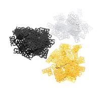Veemoon 3 Pack Happy Year Confetti Black Gold Silver for Graduation Party Decorations Safe Sequin Table Confetti for Celebrations Versatile Decor for Homes and Events