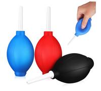 Veemoon 3 Pcs Multi-purpose Dust Cleaners with Strong Airflow for Displays and Lenses, Tpe Material Lens Cleaning Supplies for Home and Car Use