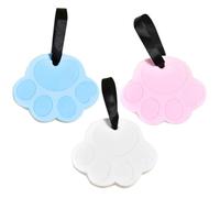 Veemoon 3 Pcs Portable Cat Claw Bath Sponge for Exfoliating PVA Body Sponge Scrubber for Bathroom Bath and Business Trip Use