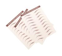 Veemoon 3 Sheets Simulation Eyebrow Stickers Easy Peel Off Transfer for All Day Wear for Any Occasion