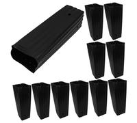 Veemoon 30 Pcs Thickened Black Plant Nursery Bags for Fruit Plants Gardening Pouches Water Retentive Suitable for Indoor Outdoor Tree Vegetable Flower Growth