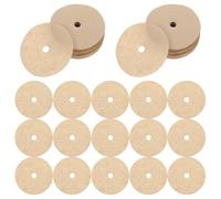 Veemoon 300pcs Unbleached Khaki Paper Coffee Filter Discs for Percolator Pot and Vietnamese Drippers, 64mm Diameter, Disposable Round Filters for Easy and Mess-Free Brewing, for Office
