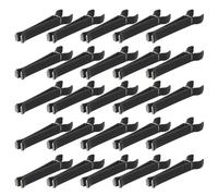 Veemoon 30pcs Car Air Fresheners Vent Clips Alloy U Shaped Black for Vehicle Air Vent Interior