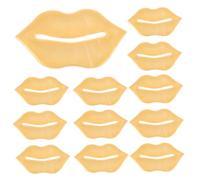 Veemoon 30pcs Hydrating Exfoliating Lip Masks Silver Packaging Moisturizing Lip Stickers Sleeping Necessity Convenient Portable for