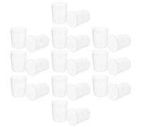 Veemoon 30pcs Plastic Beakers Set 100ml Measuring Cups for Scientific Experiment and Chemistry, Abs Material with Easy to Read Graduated Scale, Lightweight Design for Laboratory Use