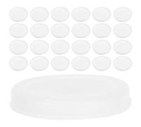 Veemoon 30pcs White Plastic Mailing Tube Caps Reusable End Plugs for Document Poster Tubes Leakproof Paper Core End Caps for Art Prints Blueprints Maps Storage