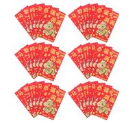 Veemoon 36pcs Chinese Year Red Envelopes with Horse Motif Lunar Year Hong Bao Pack for Spring Festival Blessings Traditional Modern Lucky Money Packets for Festive Gifting