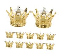 Veemoon 36pcs Gold Crown Candy Boxes for Birthday Party Wedding Favor Chocolate Holder Elegant Gilded Design Portable Table Decoration Multipurpose Treat Containers