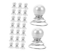 Veemoon 36pcs Spiral Hair Pins Twist Bun Maker Clips with Faux Pearls for Bridal Updo Hairstyles Bridesmaids Wedding Accessories