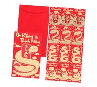 Veemoon 36pcs Traditional Chinese Year Red Packets Snake Year Lucky Money Envelopes Mixed Styles for Lunar Festival Wedding Business Blessings and Prosperity