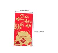 Veemoon 36pcs Vietnamese Lunar Year Red Envelopes Chinese Lucky Hong Bao Packets with Zodiac Design for Spring Festival Wedding Party Giving