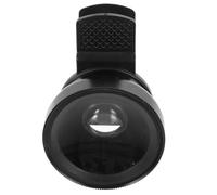 Veemoon 37mm Clip on Phone Lens Wide Angle Macro Lens Dual-use Clamp Design 0.45x Ratio Aluminum Alloy Optical Glass Universal for Mobile Photography Black