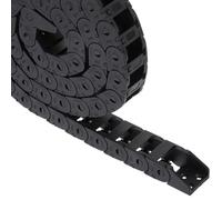 Veemoon 3d Printer Nylon Drag Chain Cable Carrier 10x15mm Openable Bridge Style Flexible Wire Track for Machine Tool Cable Management