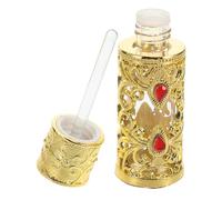 Veemoon 3ml Refillable Artistic Perfume Oil Travel Bottle Portable Vintage Glass Fragrance Dispenser for Essential Oils