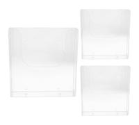 Veemoon 3pcs Acrylic Brochure Holder, Wall Mount Flyer Holder, A4/A5 Size