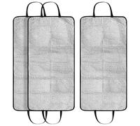 Veemoon 3pcs Air Conditioner Covers outside Units Top Aluminum Foil Defender for Seasons Fits Wall Ac Units Protects from Rain UV and Dust Easy to Install