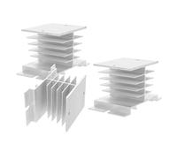Veemoon 3pcs Aluminum Heatsink Fin Block Solid State Relay Radiator for Daily Use High Performance Cooling