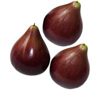 Veemoon 3pcs Artificial Fig Models, Lifelike Fake Food Decoration, Plastic Fruit Display Props for Home Kitchen, Fruit Store, Photography, Educational Use Random Color