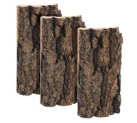 Veemoon 3pcs Bark Decoration for Reptile Tanks Aquariums and Terrariums Lightweight and Easy to Use for Creating Lifelike Habitats and Enhancing Aquatic Environments