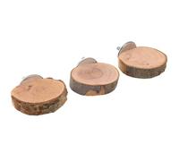 Veemoon 3pcs Bird Ladder Hamster Ladder Easy to Install Playground for Climbing Wood Cage Accessory for Parrot and Hamster Suitable for Parakeets and Small Cockatoos