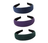 Veemoon 3Pcs Broadside Fabric Headbands for Women Versatile Hair Accessories for All Occasions for Bad Hair Days Workouts and Casual Outings for Birthdays Mother Day and More