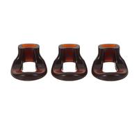 Veemoon 3pcs Chinese Bamboo Flute Mouthpiece Adapter Beginner Flute Blow Aid Trainer for Dizi Shakuhachi Practice Wind Instrument